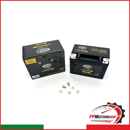 BATTERIA MARELLI MMX9 PRECARICATA SIGILLATA APRILIA BMW HONDA KAWASAKI