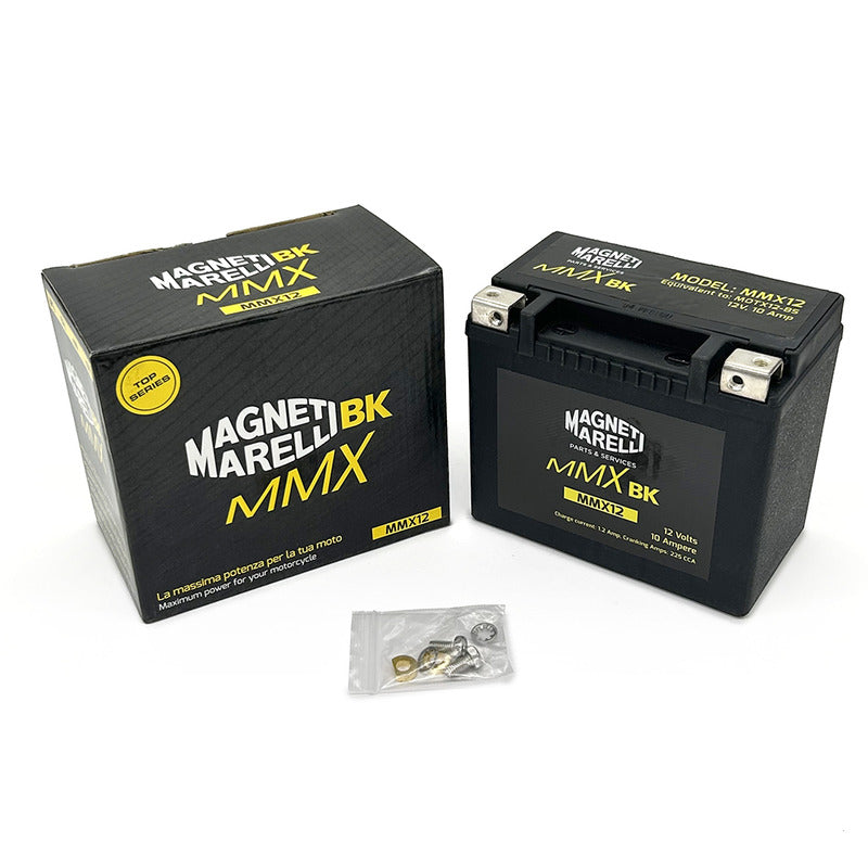 BATTERIA MARELLI MMX12 PRECARICATA SIGILLATA APRILIA PIAGGIO SUZUKI GILERA