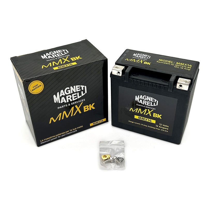 BATTERIA MARELLI MMX14 PRECARICATA SIGILLATA APRILIA BMW HONDA KAWASAKI