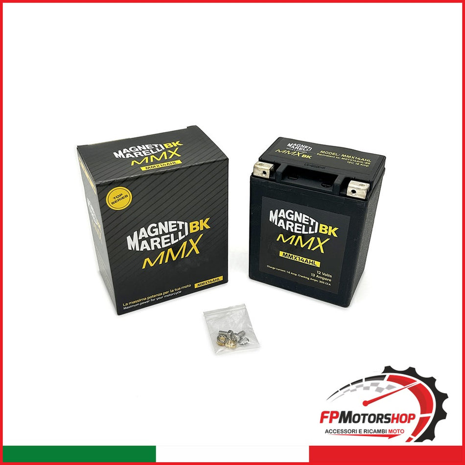 BATTERIA MARELLI MMX14AHL PRECARICATA SIGILLATA APRILIA MOTO GUZZI SUZUKI GILERA