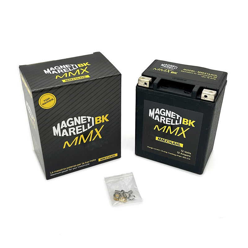 BATTERIA MARELLI MMX14AHL PRECARICATA SIGILLATA APRILIA MOTO GUZZI SUZUKI GILERA