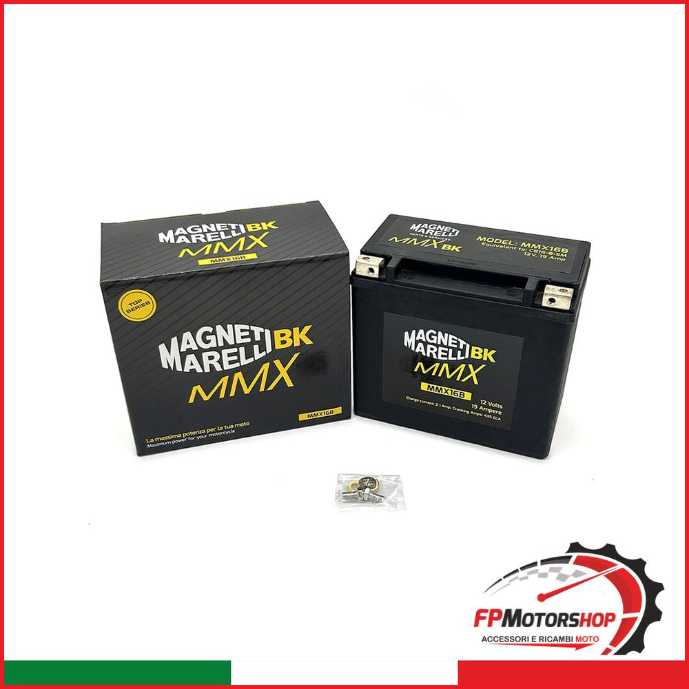 BATTERIA MARELLI MMX16B PRECARICATA SIGILLATA