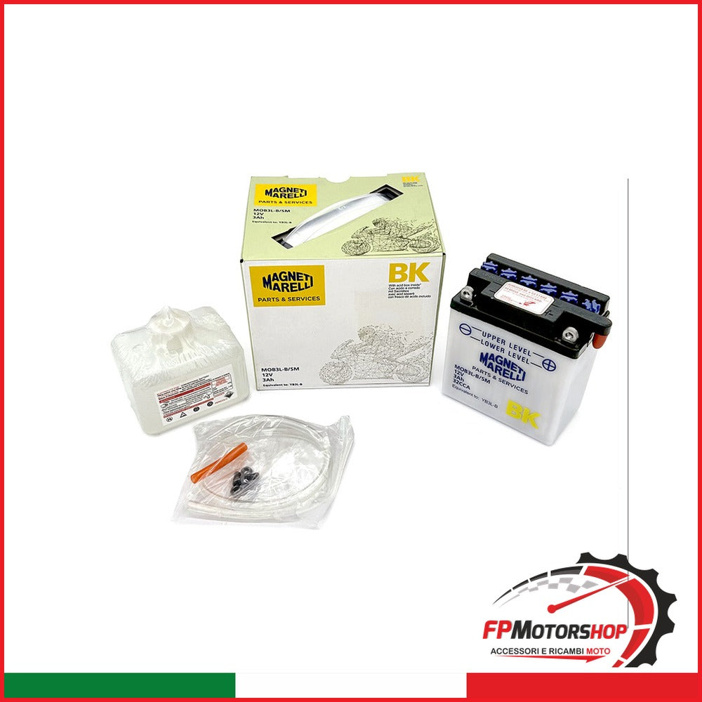 BATTERIA MARELLI MOB3L-B-SM CON ACIDO YAMAHA