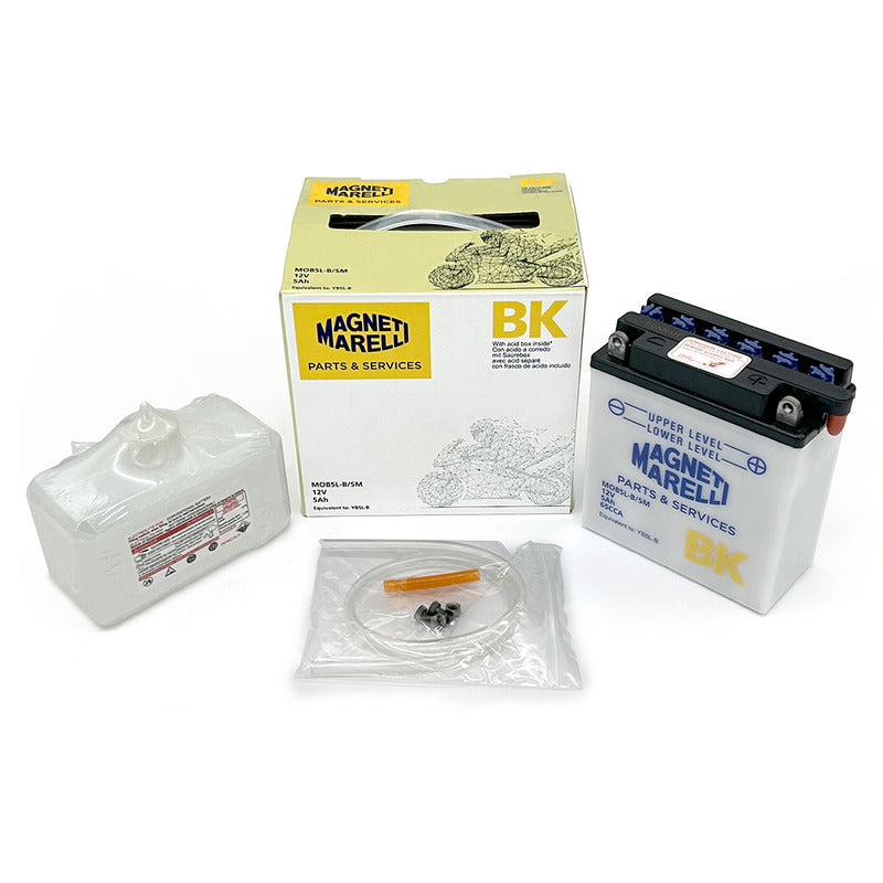 BATTERIA MARELLI MOB5L-B-SM CON ACIDO PIAGGIO YAMAHA GILERA MALAGUTI