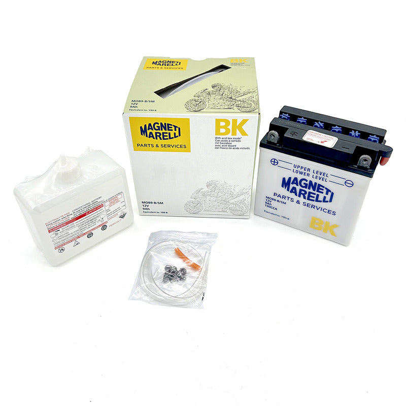 BATTERIA MARELLI MOB9-B-SM CON ACIDO APRILIA CAGIVA KAWASAKI PIAGGIO