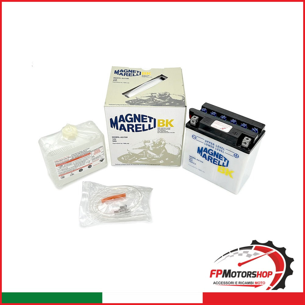 BATTERIA MARELLI MOB9L-A2-SM CON ACIDO