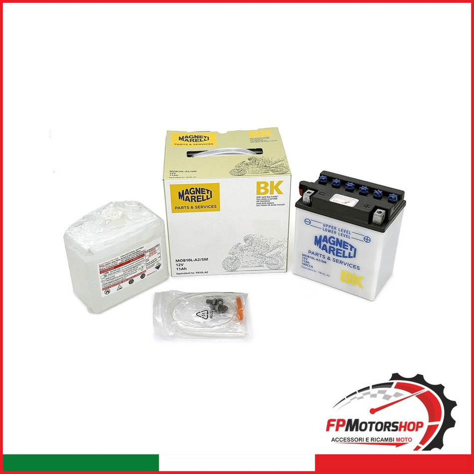 BATTERIA MARELLI MOB10L-A2-SM CON ACIDO SUZUKI YAMAHA
