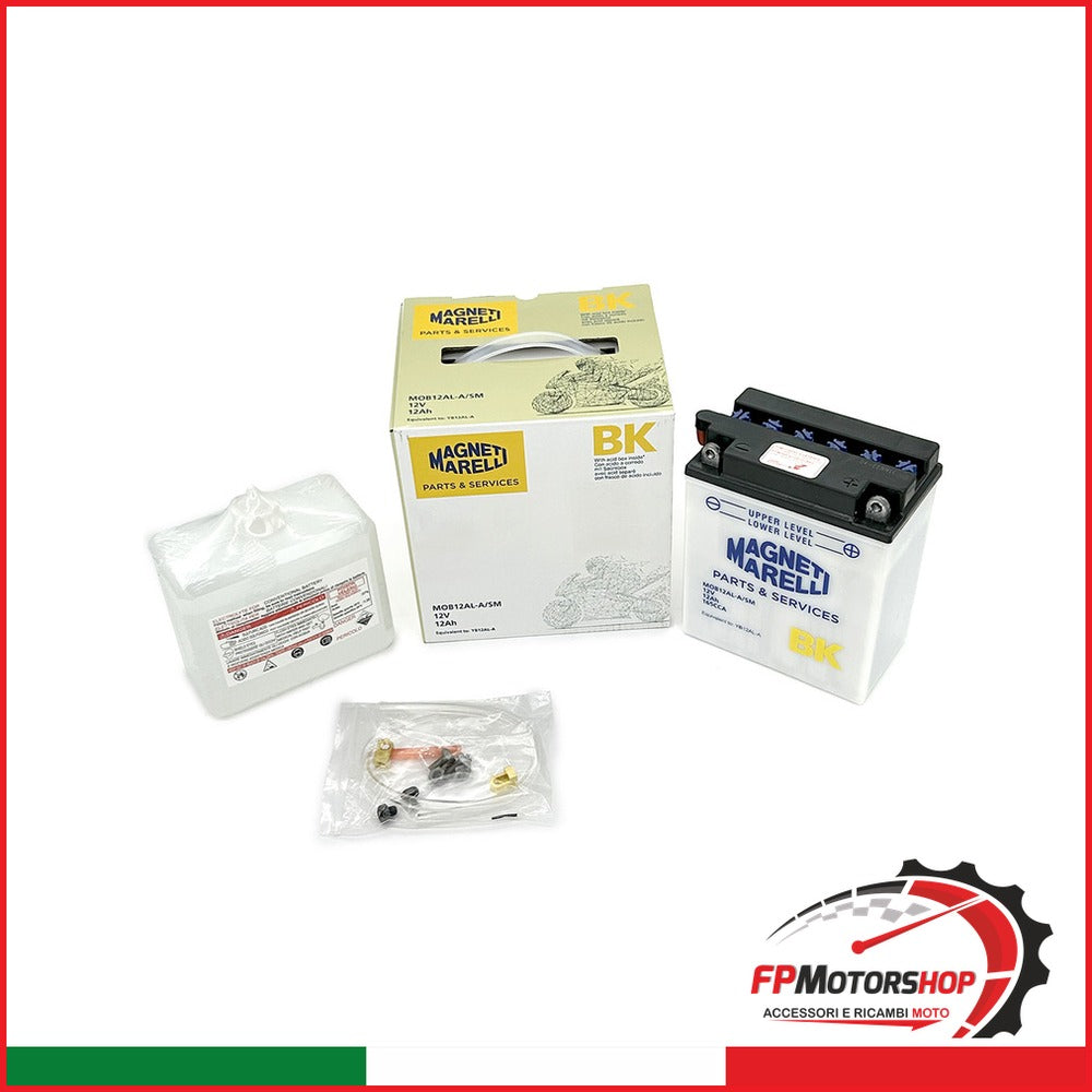 BATTERIA MARELLI MOB12AL-A-SM CON ACIDO APRILIA PEUGEOT