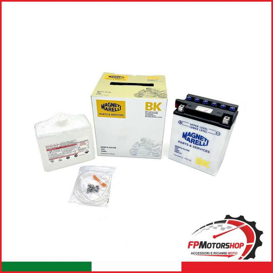BATTERIA MARELLI MOB14-A2-SM CON ACIDO HONDA
