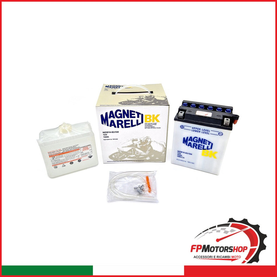 BATTERIA MARELLI MOB14-B2-SM CON ACIDO HONDA