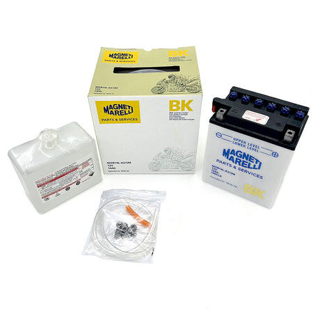BATTERIA MARELLI MOB14LA-2-SM CON ACIDO APRILIA BMW KAWASAKI PIAGGIO