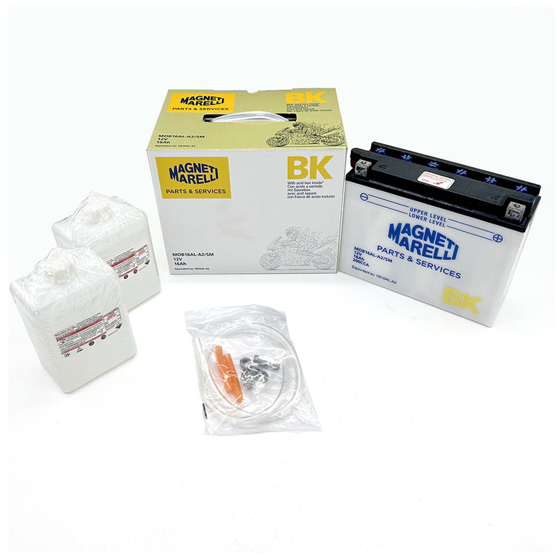 BATTERIA MARELLI MOB16AL-A2-SM CON ACIDO DUCATI YAMAHA