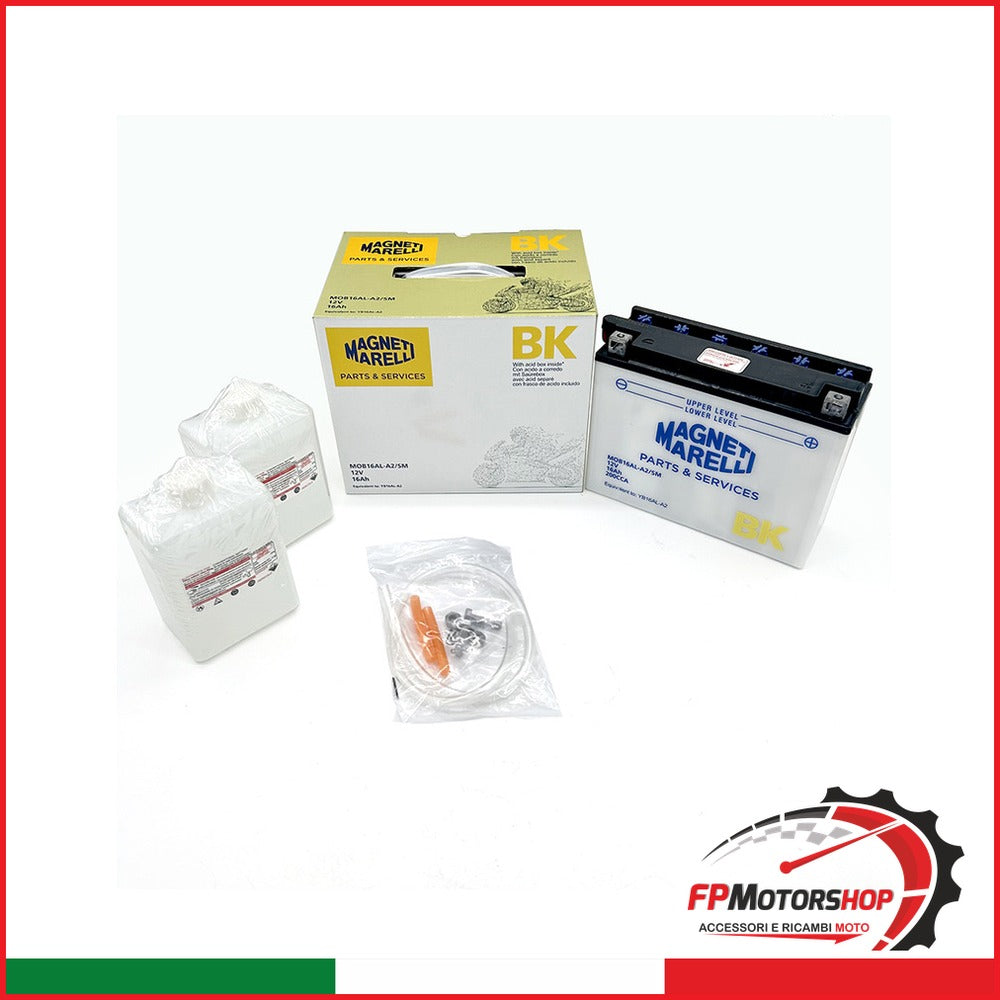 BATTERIA MARELLI MOB16AL-A2-SM CON ACIDO DUCATI YAMAHA