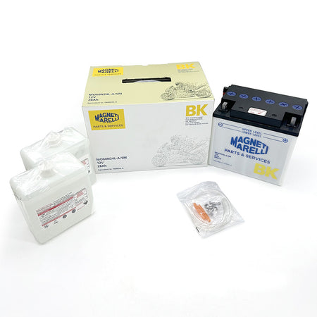 BATTERIA MARELLI MO60-N24L-A- SM CON MO60-N24L-A-SM ACIDO