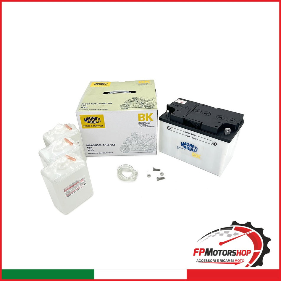 BATTERIA MARELLI MO60-N35L-A -HD-SM SENZA MO60-N35L-AHDSM ACIDO