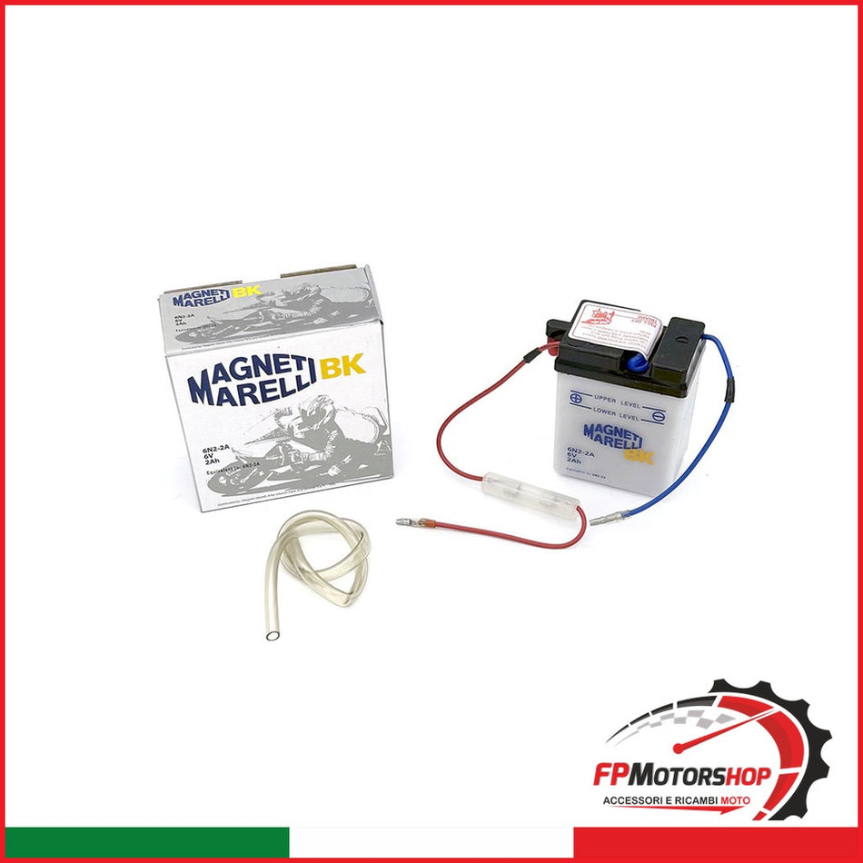 BATTERIA MARELLI 6N2-2A-SM CON ACIDO YAMAHA