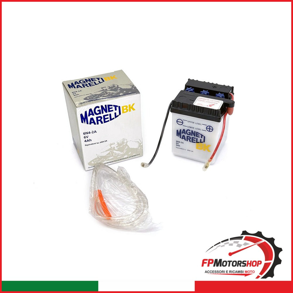 BATTERIA MARELLI 6N4-2A-SM CON ACIDO HONDA