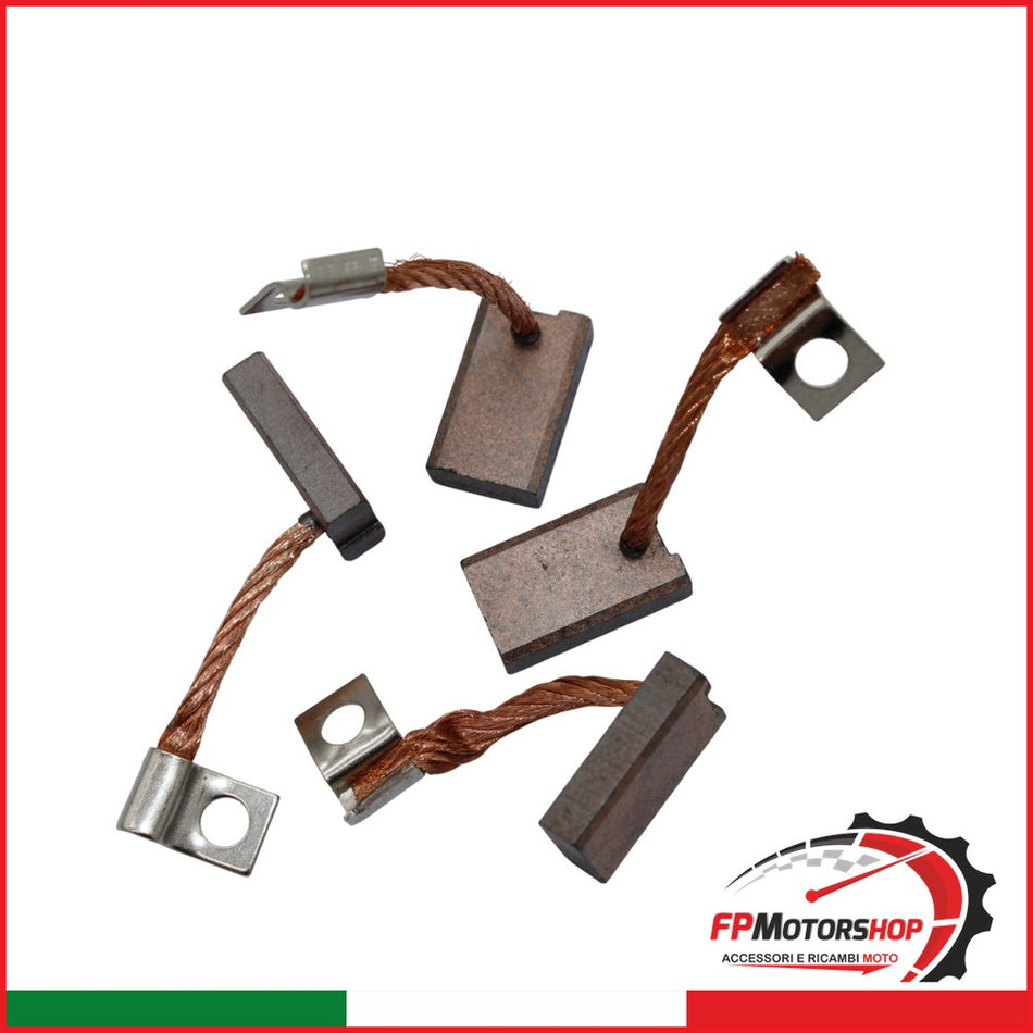 KIT 4PZ SPAZZOLE MOTORINO AVVIAMENTO MARELLI MMA0052 APE TM 220 09-12 P703/V/FL2