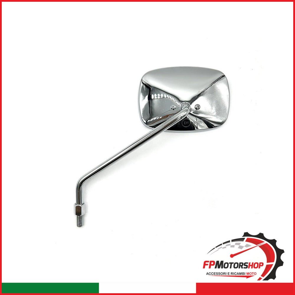 SPECCHIO SPECCHIETTO RETROVISORE SX PER APRILIA MSP0019L SCARABEO 125 CROMO
