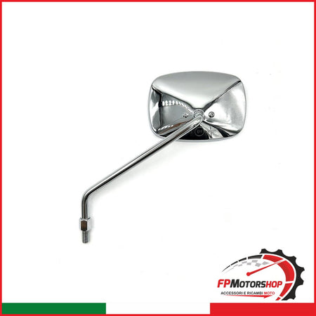 SPECCHIO SPECCHIETTO RETROVISORE SX PER APRILIA MSP0019L SCARABEO 125 CROMO