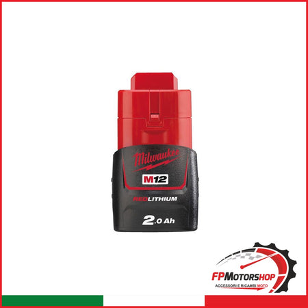 [MW4932430064] BATTERIA MILWAUKEE 12V 2,0Ah M12 B2 4932430064