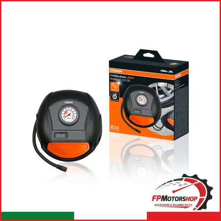 COMPRESSORE OSRAM 200 PORTATILE A BATTERIA OSRAM C2002200 - foto brandizzata