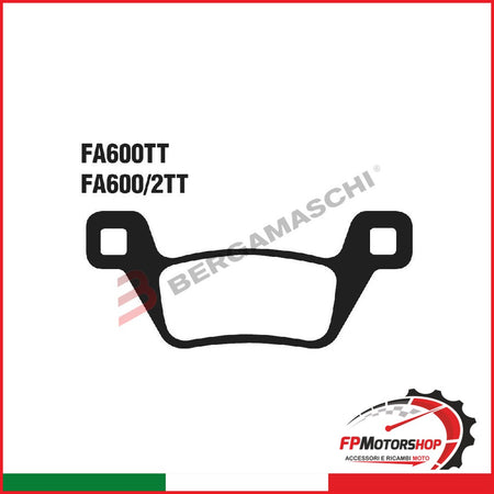 PASTIGLIE FRENO MOTO EBC FA600/2TT TT KYMCO MXU 500 09- POST. POSTERIORE