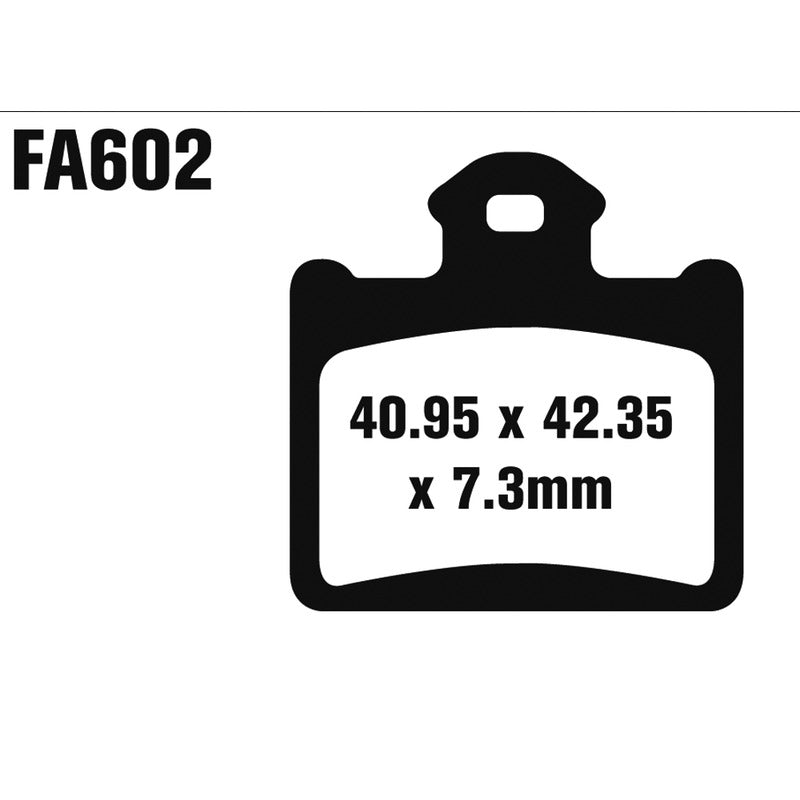 PASTIGLIE FRENO MOTO EBC FA602TT TT KTM SX 85 11- POS T. HUSQVARNA POSTERIORE CR