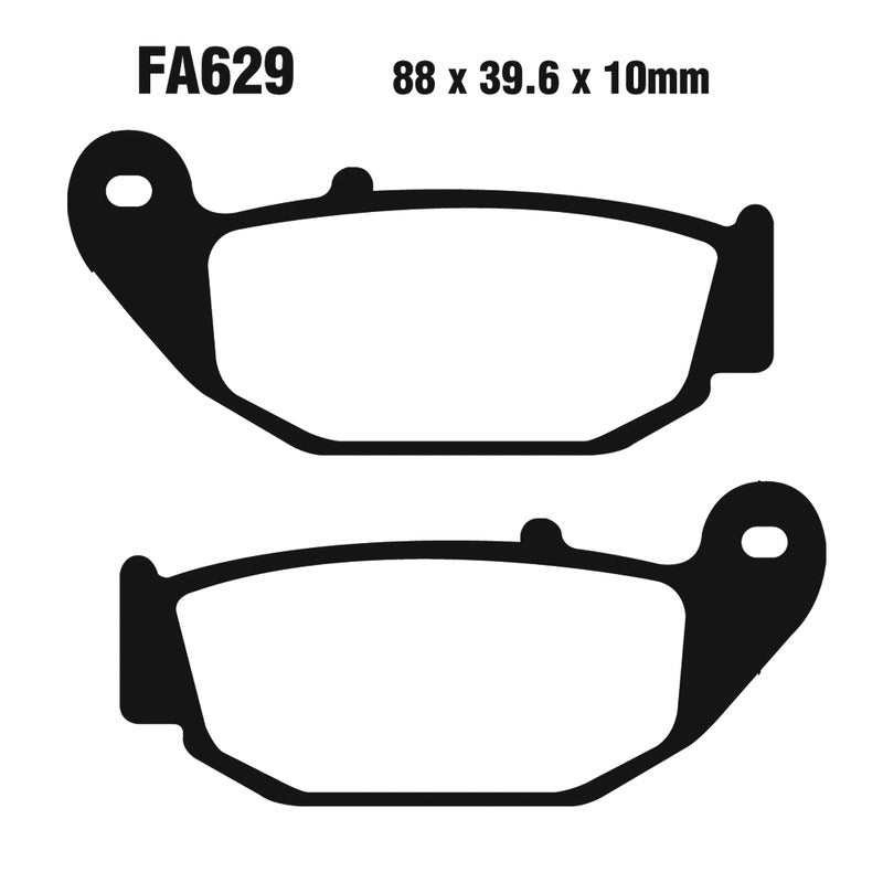 PASTIGLIE FRENO MOTO EBC FA629TT TT HONDA CRF 250 13- DAL 2013