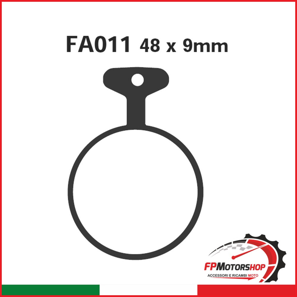 PASTIGLIE FRENO MOTO EBC FA011 YAMAHA RD ON ROAD