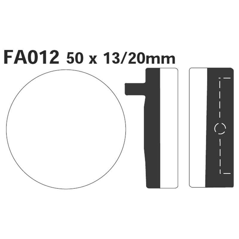 PASTIGLIE FRENO MOTO EBC FA012 HONDA CB400/500/750 1975-1980