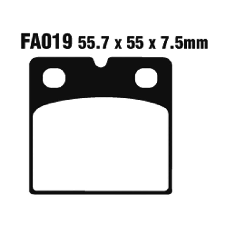 PASTIGLIE FRENO MOTO EBC FA019 DUCATI SS 750 900 75 76 1975-1976