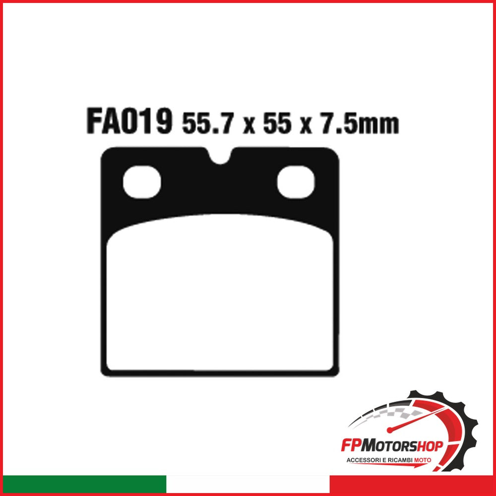 PASTIGLIE FRENO MOTO EBC FA019 DUCATI SS 750 900 75 76 1975-1976
