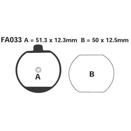 PASTIGLIE FRENO MOTO EBC FA033 KAWA Z650/1000 77- KAWASAKI ORGANICA DAL 1977