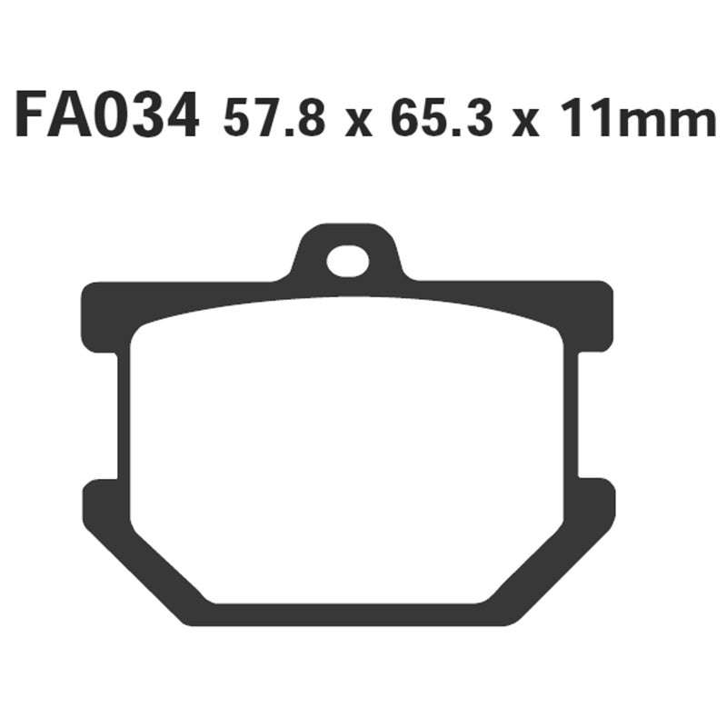 PASTIGLIE FRENO MOTO EBC FA034 YAMAHA XS