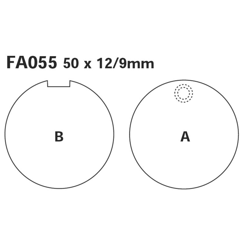 PASTIGLIE FRENO MOTO EBC FA055 SUZUKI GT 73- KAWA Z 900 KAWASAKI Z900 DAL 1973