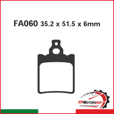 PASTIGLIE FRENO MOTO EBC FA060 APRILIA RS-RX 50 POST. CAGIVA