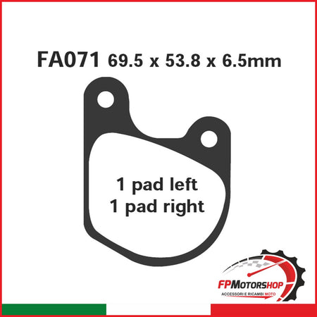 [R1207100] PASTIGLIE H.D.FX 78-,XL 79- FX RD 82- FA71 FA071