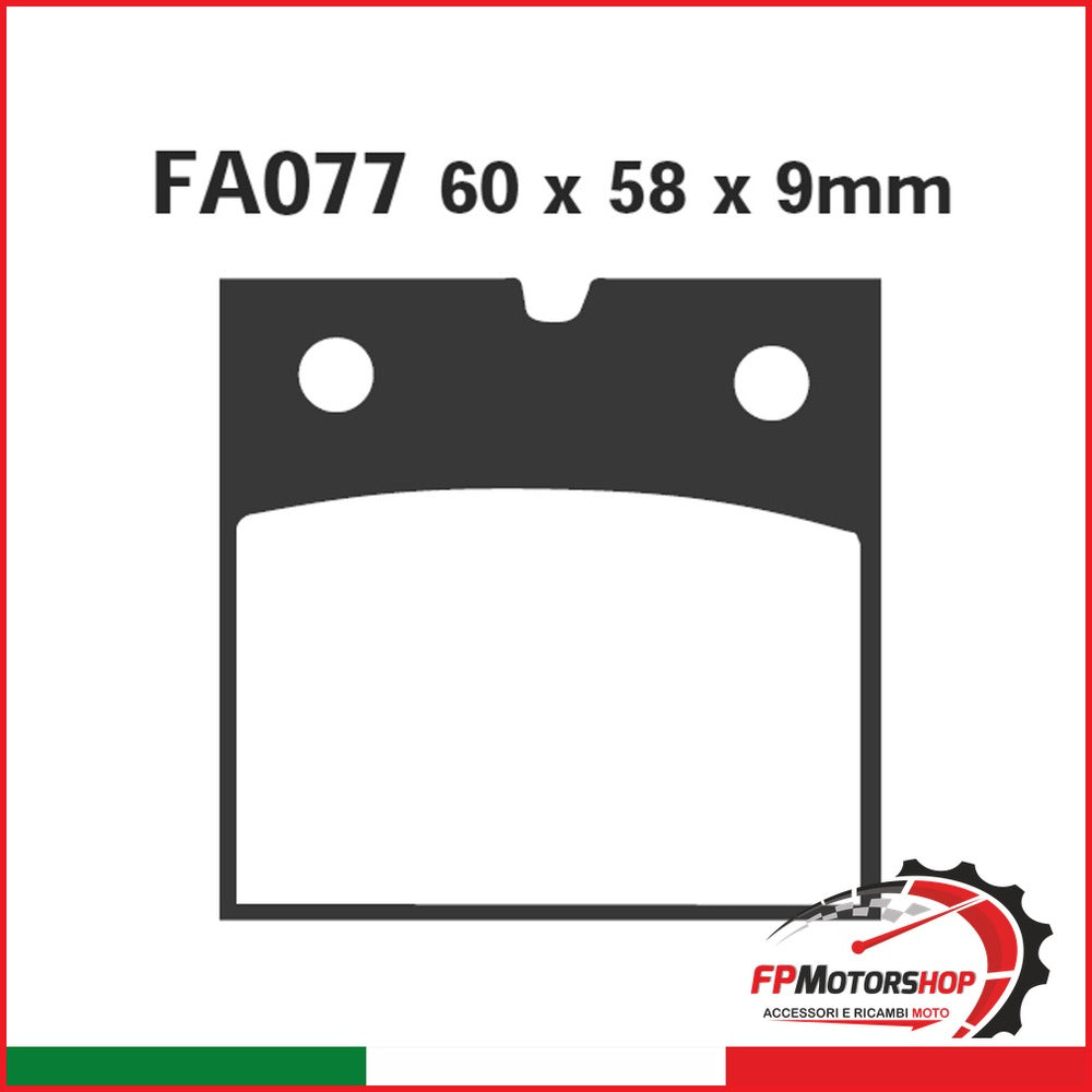PASTIGLIE FRENO MOTO EBC FA077 BMW R 65/80/850/100 -96 2065-1980