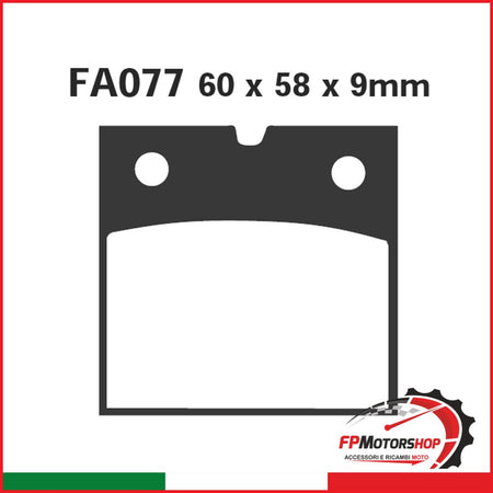 PASTIGLIE FRENO MOTO EBC FA077 BMW R 65/80/850/100 -96 2065-1980