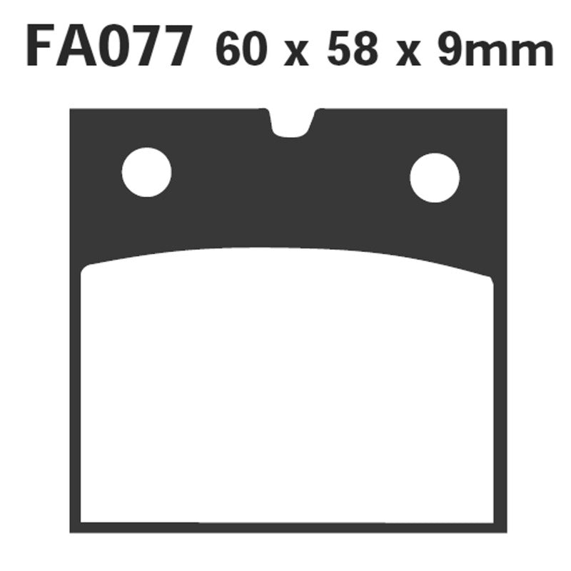 PASTIGLIE FRENO MOTO EBC FA077 BMW R 65/80/850/100 -96 2065-1980