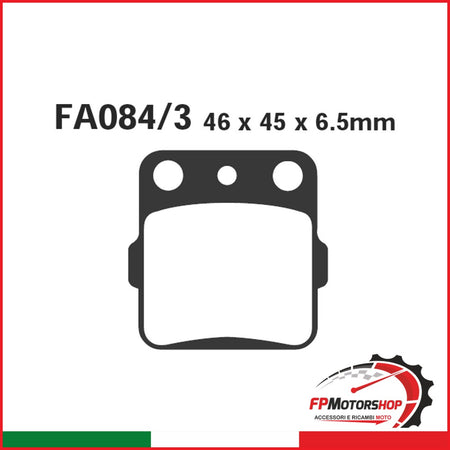 PASTIGLIE FRENO MOTO EBC FA084/3TT YAMAHA YZ 80-SUZUKI RM
