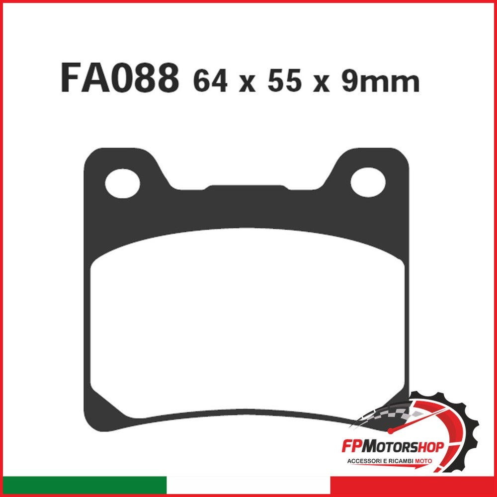 PASTIGLIE FRENO MOTO EBC FA088 YAMAHA FZR600-TDM850 XVS