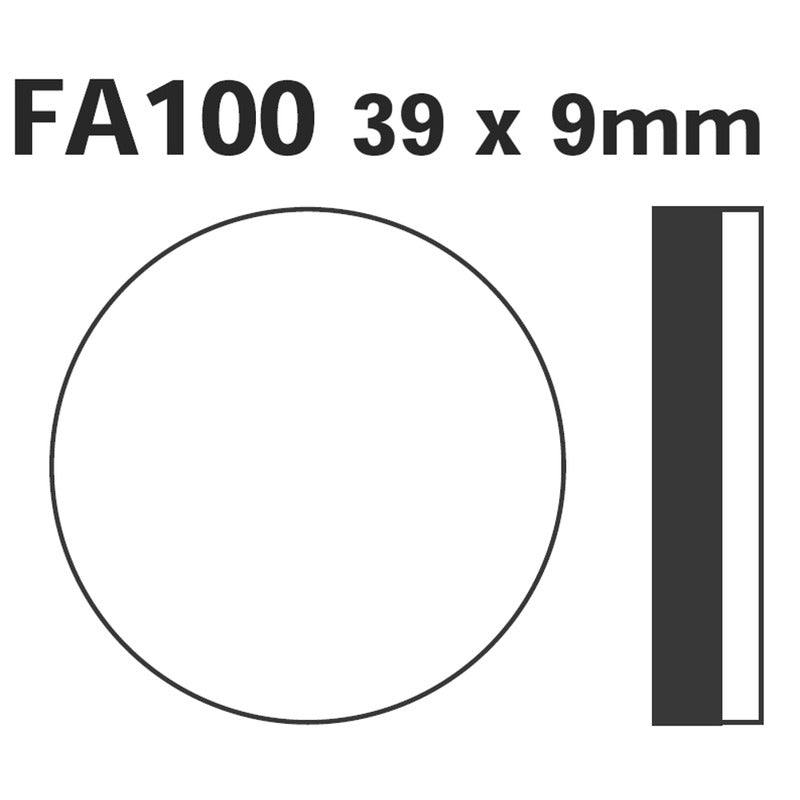 PASTIGLIE FRENO MOTO EBC FA100 LAMBRETTA ANT. ANTERIORE ORGANICA