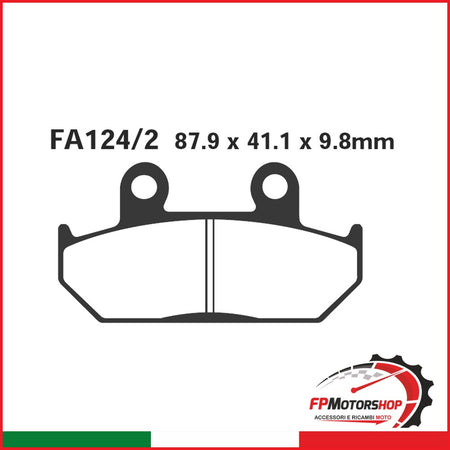 PASTIGLIE FRENO MOTO EBC FA124/2 HONDA NX DOMINATOR