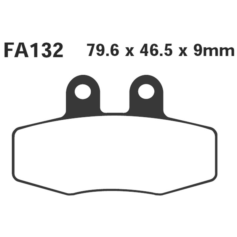 PASTIGLIE FRENO MOTO EBC FA132 KTM-MAICO ANT./POST. KTM MAICO