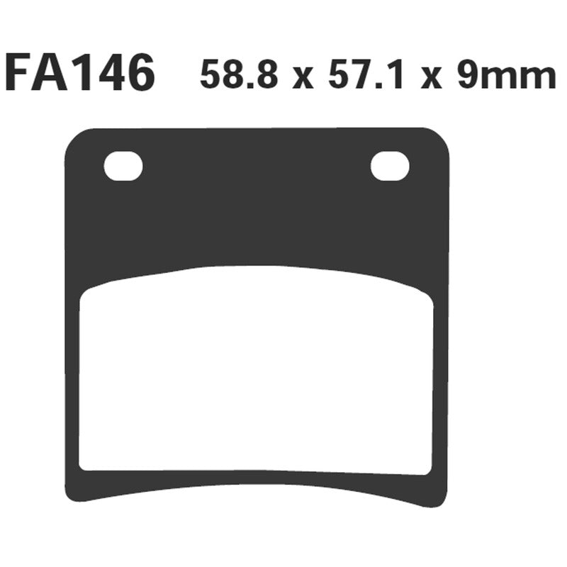 PASTIGLIE FRENO MOTO EBC FA146 SUZUKI GSX-F ANT.