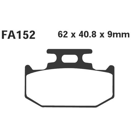 PASTIGLIE FRENO MOTO EBC FA152TT KAWA-SUZUKI-YAMAHA SUZUKI YAMAHA