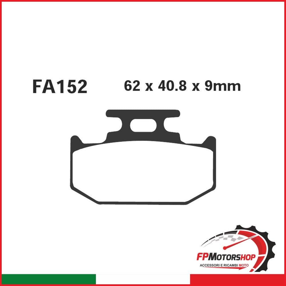 PASTIGLIE FRENO MOTO EBC FA152TT KAWA-SUZUKI-YAMAHA SUZUKI YAMAHA