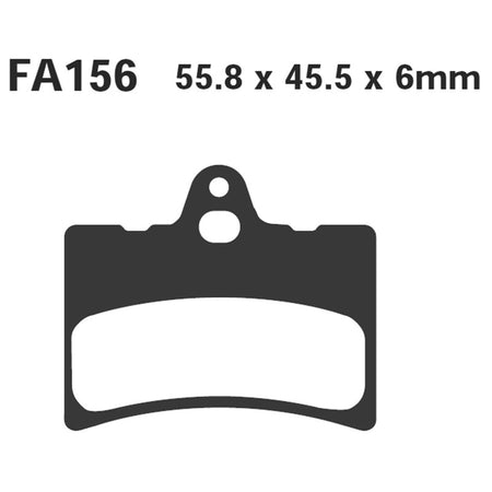 PASTIGLIE FRENO MOTO EBC FA156 APRILIA-BETA-CAGIVA APRILIA BETA CAGIVA ORGANICA